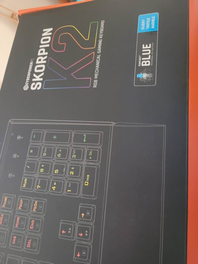 CYBERPOWERPC SKORPION K2 RGB Mechanical Gaming Keyboard