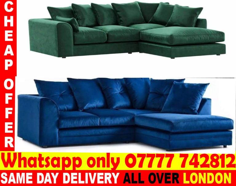 - - -L Shape sofa 3 seater and 2 seater (SAME DAY DELIVERY)