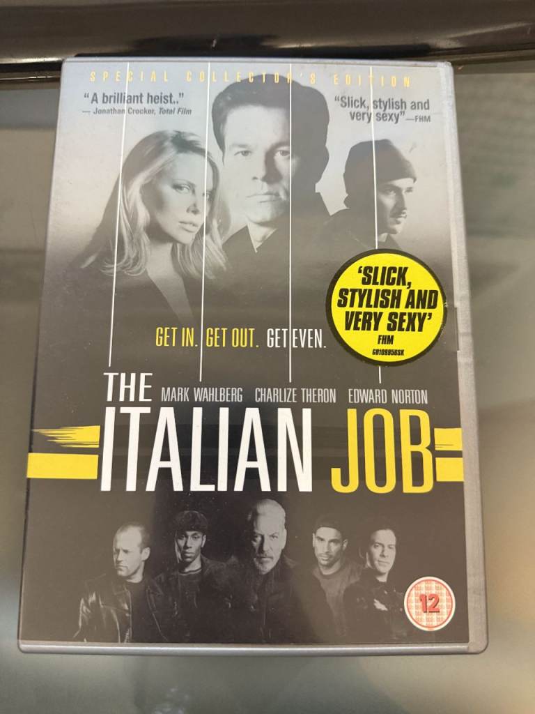  The Italian Job Heist Action 2003 Hollywood Blockbuster Classic Film DVD