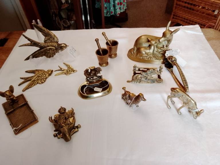 We have a great selection of some lovely small brass items,sold separately. All Individually priced