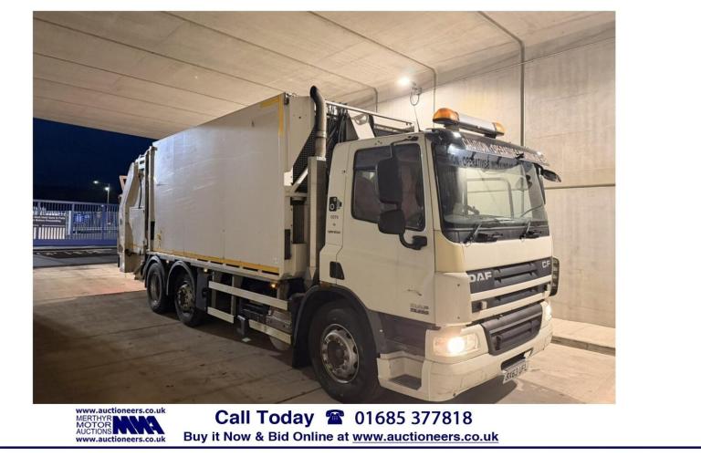 2013 DAF TRUCKS CF 75.250 6X2 MID STEER GEESINK NORBA BODY REFUSE C/W BIN LIFT --------------- NA...