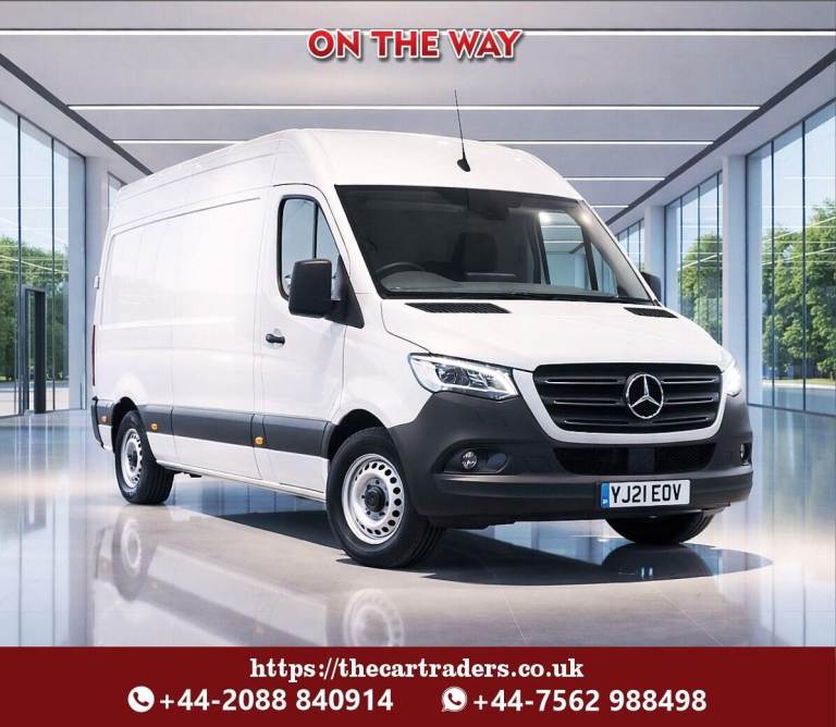 2021 Mercedes-Benz Sprinter 2.1 314 CDI Progressive Panel Van 5dr Diesel Manual RWD L2 H2 Euro 6 ...