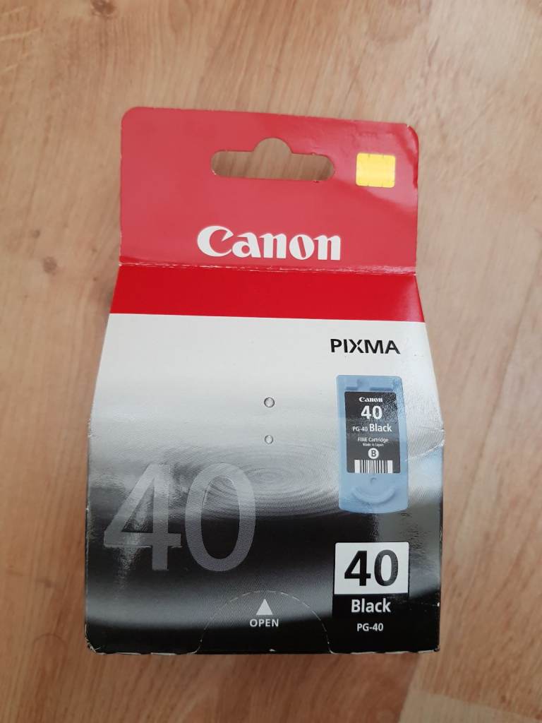 genuine canon PG-40 black printer ink cartridge MADE IN JAPAN