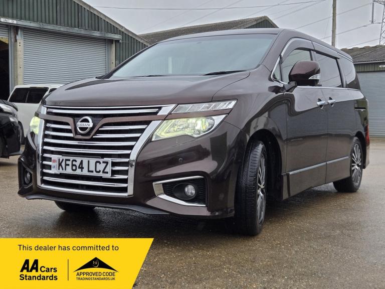 2014 Nissan Elgrand Highway Star Fresh Import warranted mileage ULEZ compliance  MPV Petrol Autom...