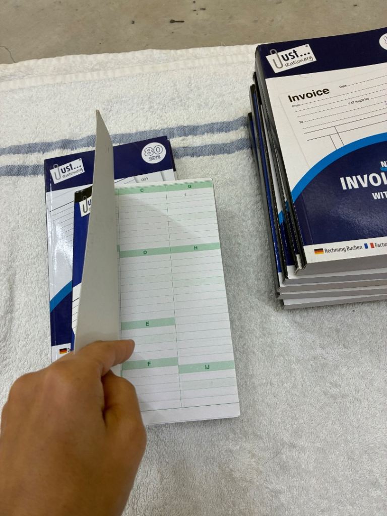 Large Bundle of NEW Invoice Books with Carbon Sheets, £5.00 for Sale