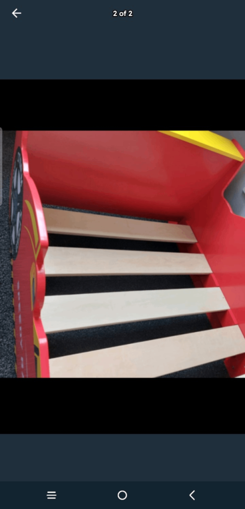 Red Car Racing Toddler Bed – Good as new Condition