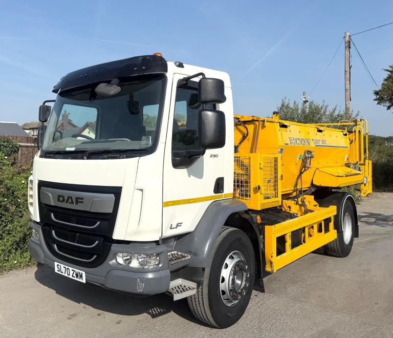 2021 DAF LF55.290 ECON TWIN CHAMBER HOTBOX AUGER STYLE 3 SEAT MANUAL A/C EURO-6 