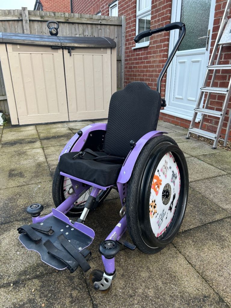 Veldink Up child’s wheelchair 