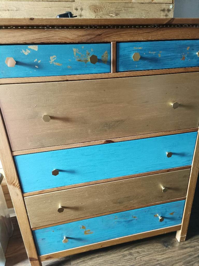 Upcycled wooden drawers 