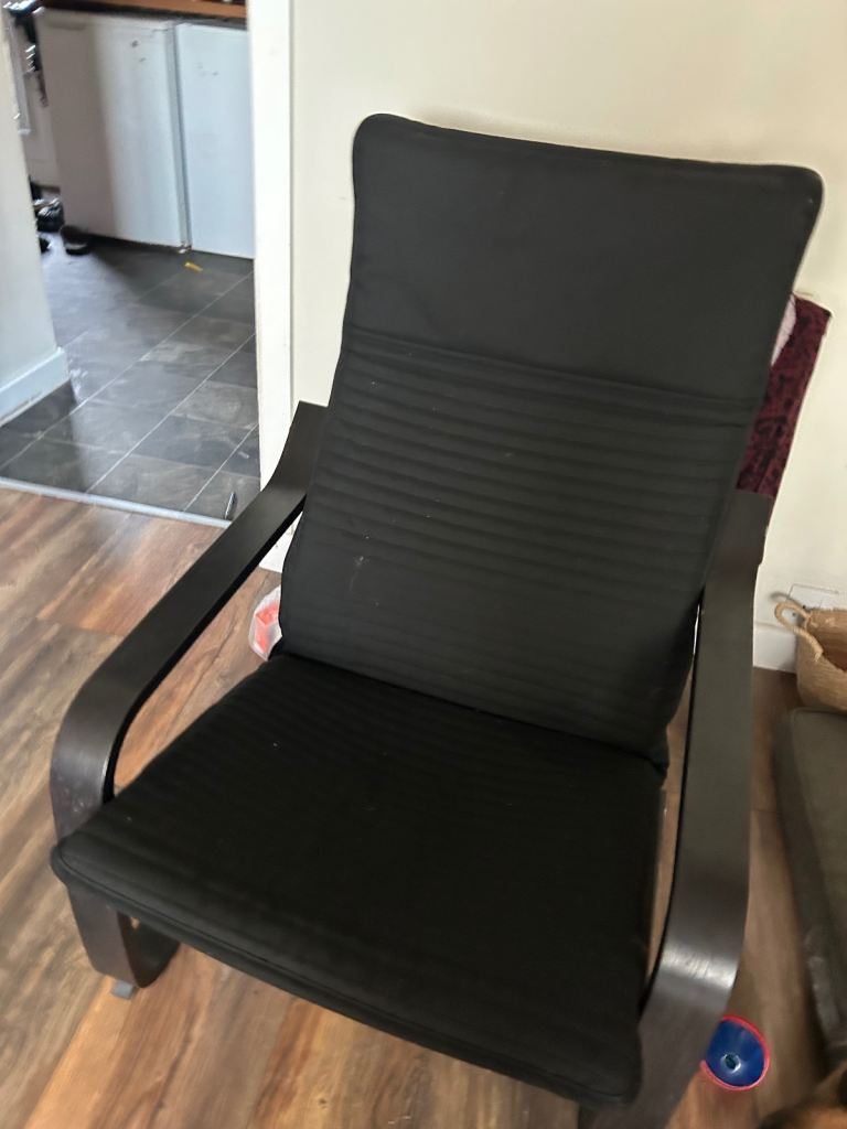 Black ikea rocking chair