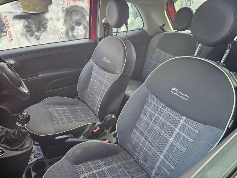 2017 Fiat 500 1.2 Lounge Euro 6 (s/s) 3dr HATCHBACK Petrol Manual