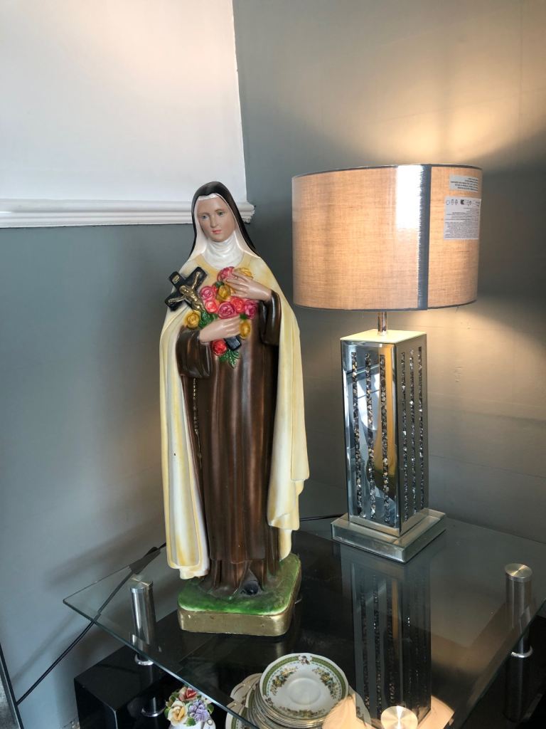 Vintage Saint Theresa statue 
