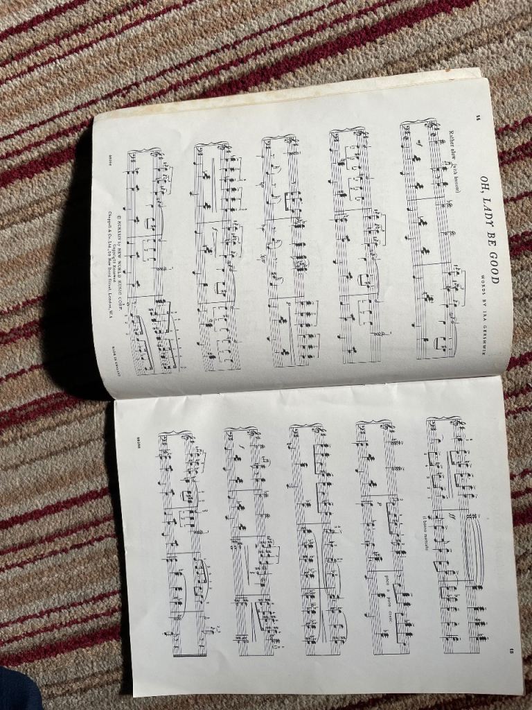 Gershwin at the Keyboard Sheet Music Book – Good Condition