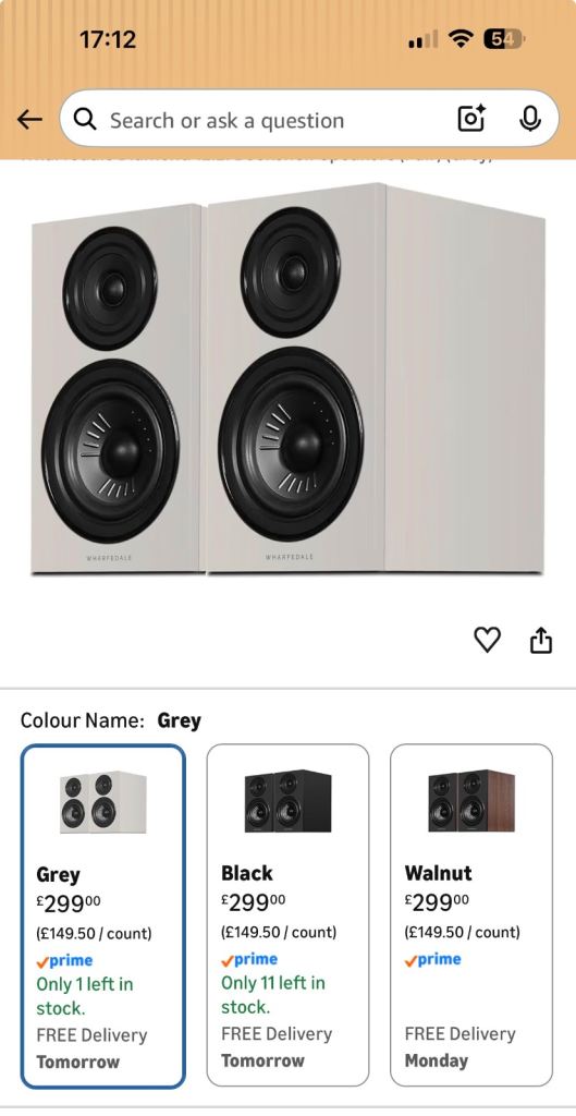 Wharfedale Diamond 12.2i loudspeakers 