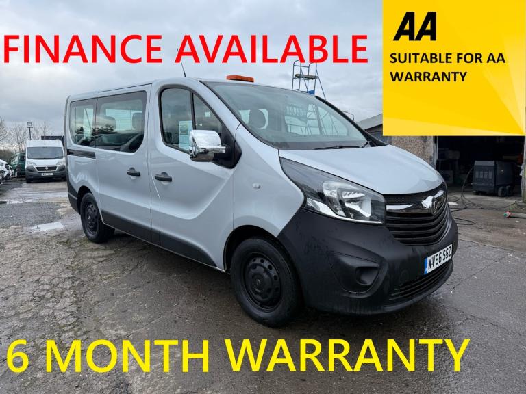2016 Vauxhall Vivaro 2900 1.6CDTI 95PS ecoFLEX H1 Combi 9 Seat MPV Diesel Manual
