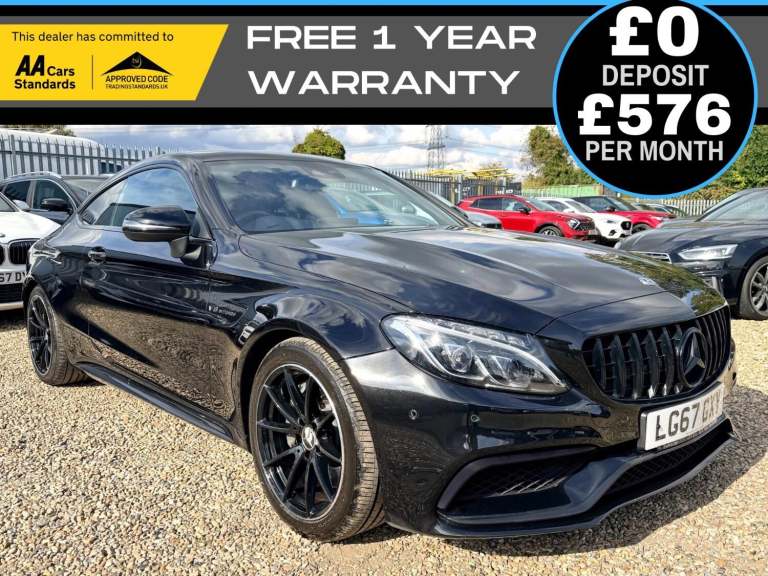 MERCEDES-BENZ C CLASS 4.0 C63 V8 BiTurbo AMG (Premium) Coupe 2dr Petrol SpdS