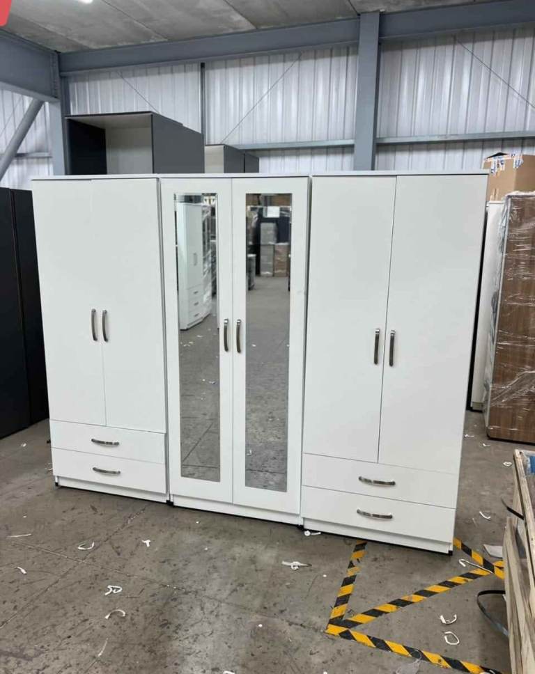 Brand New 2 To 10 Doors Wardrobe Available in Stock