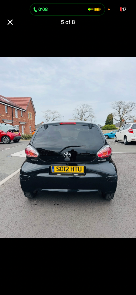 Toyota, AYGO, Hatchback, 2012, Manual, 998 (cc), 5 doors