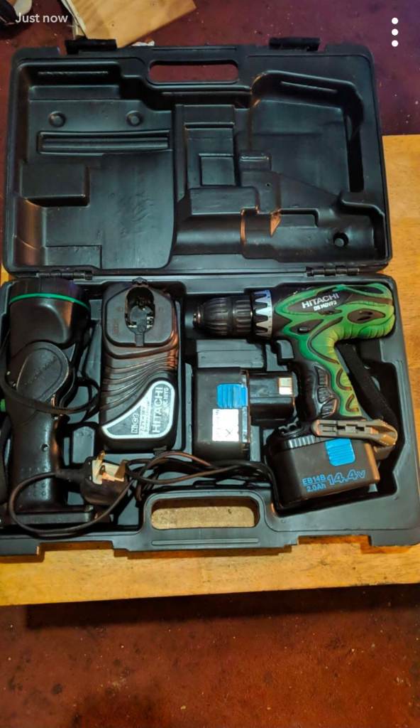 Boxed powerdrill