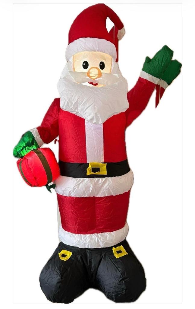 4ft Inflatable Santa Christmas Decoration – Brand New