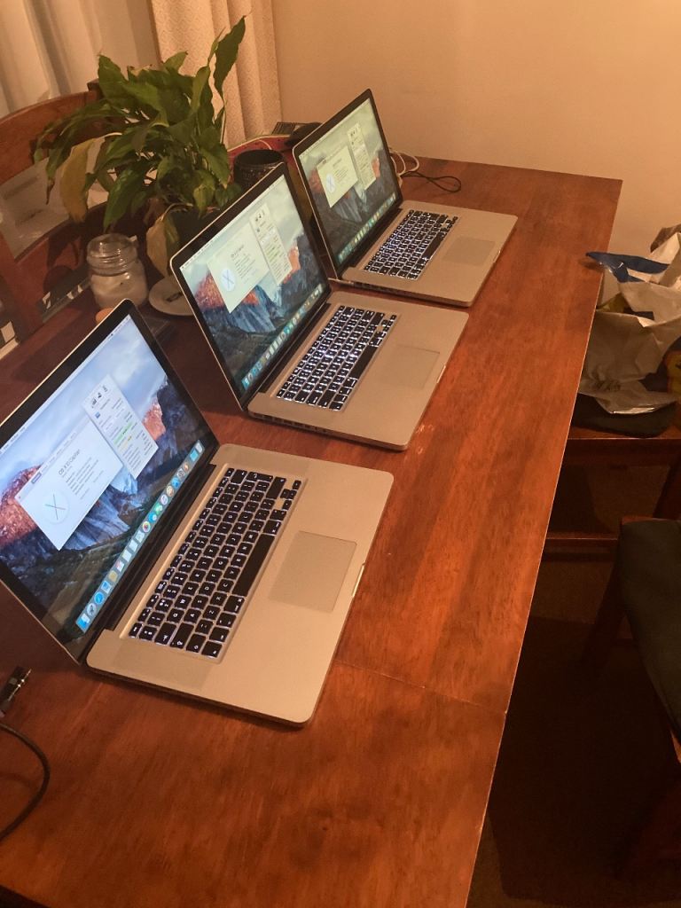 2008/09 MacBook Pro 15” x4