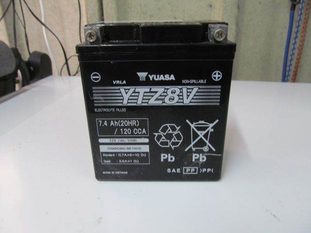 Yuasa YTA8V battery for Honda forza 125 or equivalent.