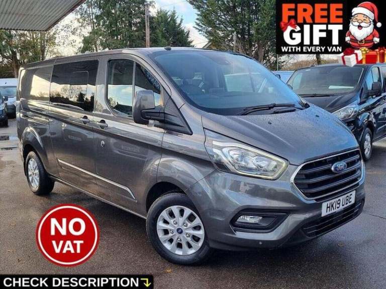 2019 Ford Transit Custom 2.0 300 EcoBlue Limited Crew Van Double Cab 5dr Diesel Manual L2 H1 Euro...