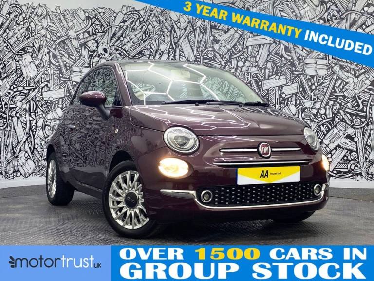 2018 Fiat 500 1.2 Lounge Hatchback 3dr Petrol Manual Euro 6 (s/s) (69 bhp) Hatchback Petrol Manual