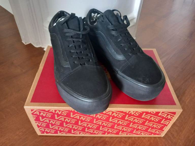 Vans Old Skool Stackform Black Trainers – UK 5.5 / EU 38.5 – Very Good Condition (£40)