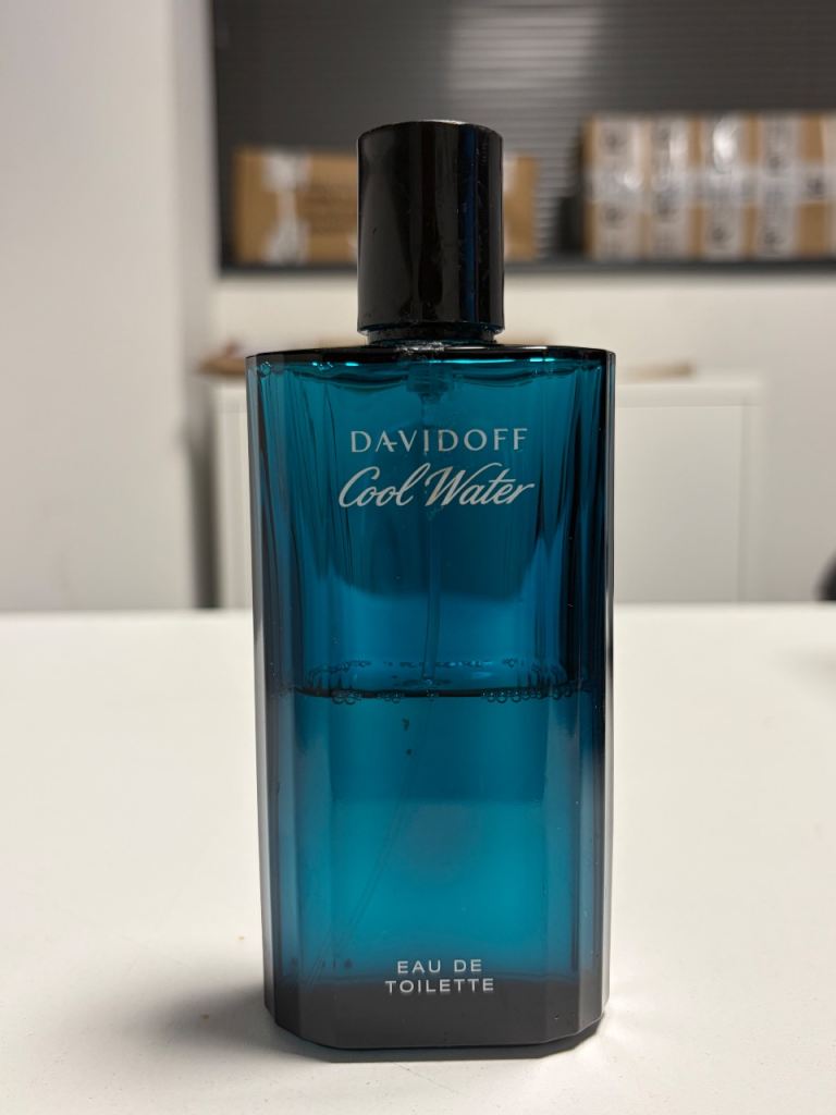 Davidoff Cool Water Eau De Toilette 125ml – Half full