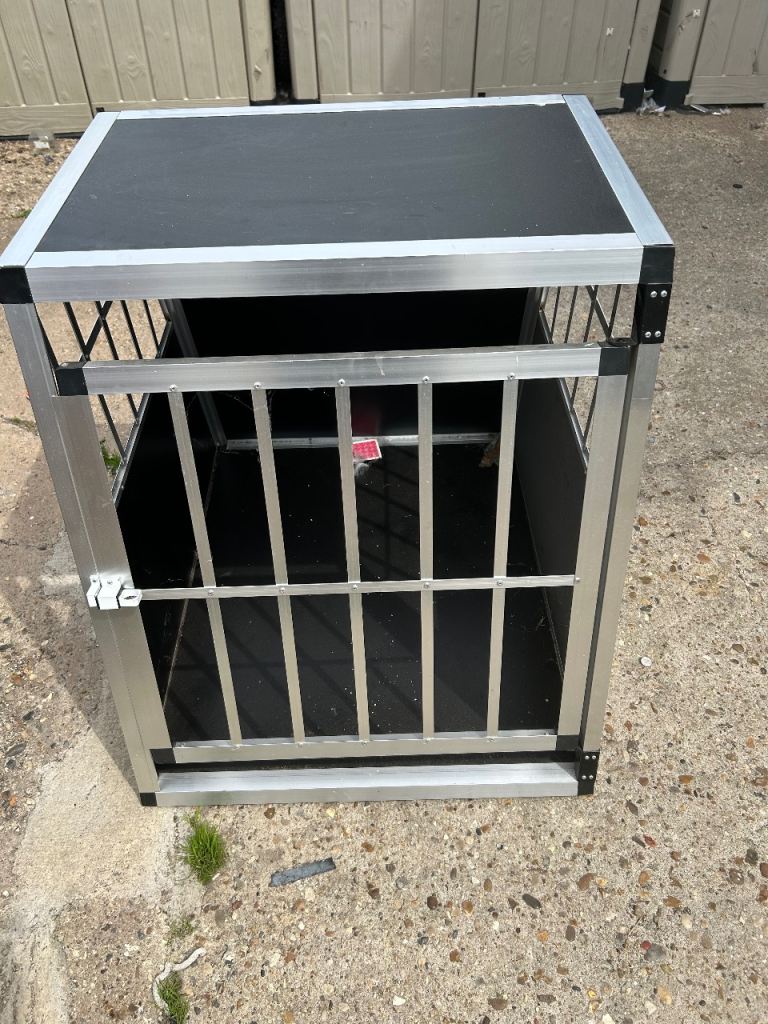 Aluminium Dog Travel Crate – Good Condition