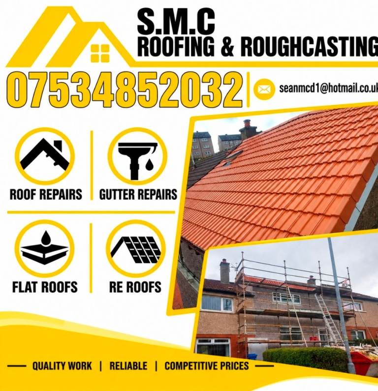 🏠 Family Run Roofing, Roughcasting & Plastering Specialists | 50+ Years Experience 🔨
