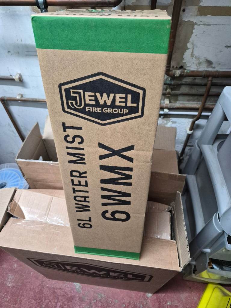 Jewel Fire Group 6L Water Mist Fire Extinguisher – New