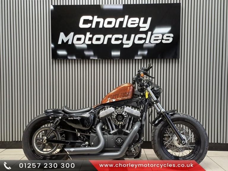 Harley Davidson XL1200 Forty Eight C14 with 4346 miles custom cruiser bobber
