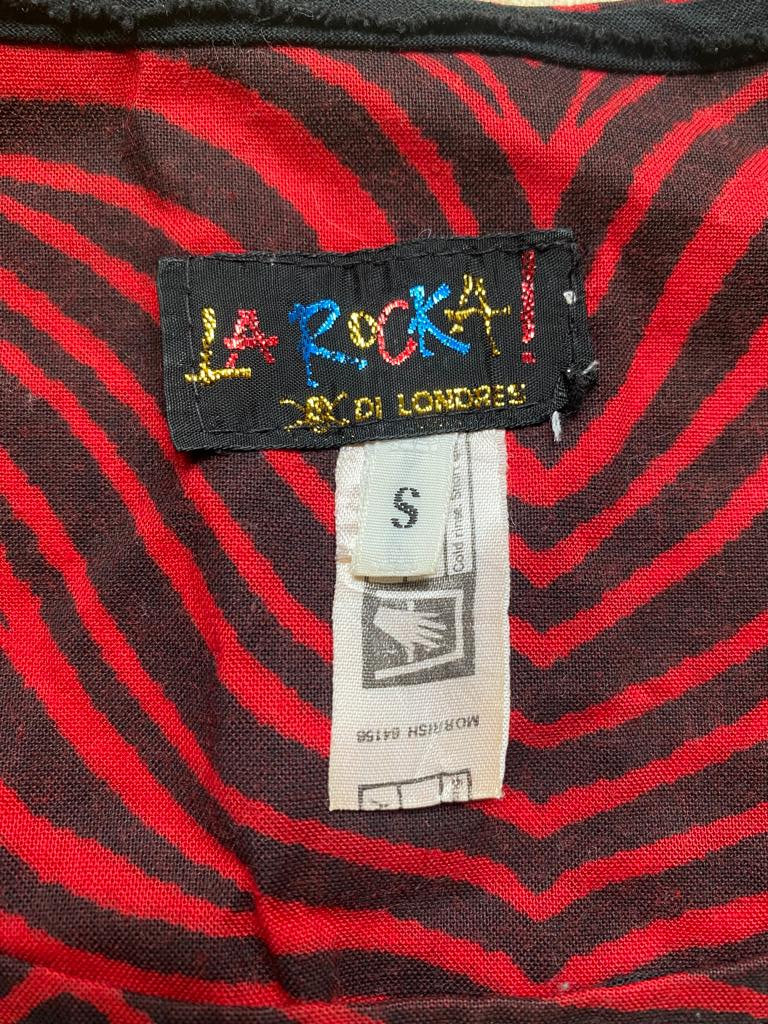 JOHNSON’S (LONDON) La Rocka Tiger Crop Top c1983