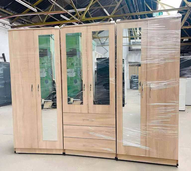 Brand New 2 To 10 Doors Wardrobe Available in Stock