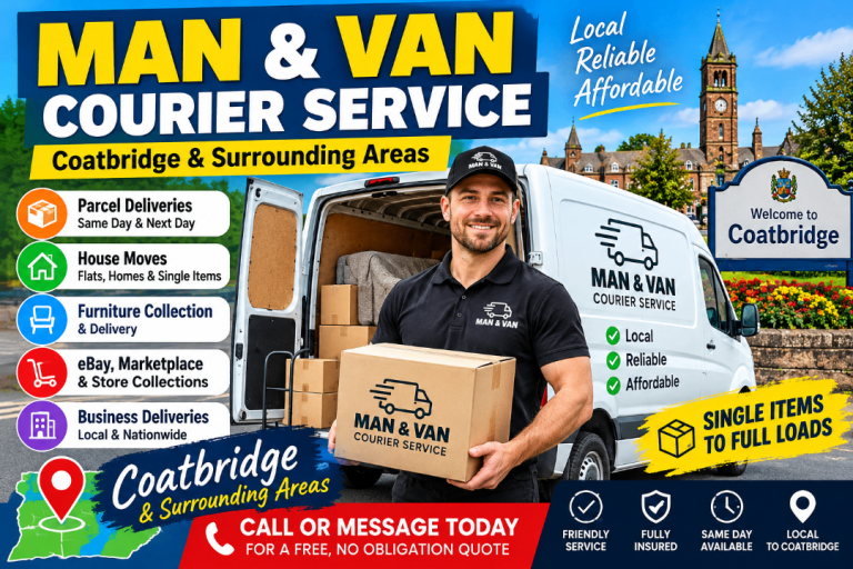 Man and van, courier service