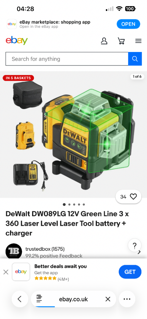 Dewalt laser kevel
