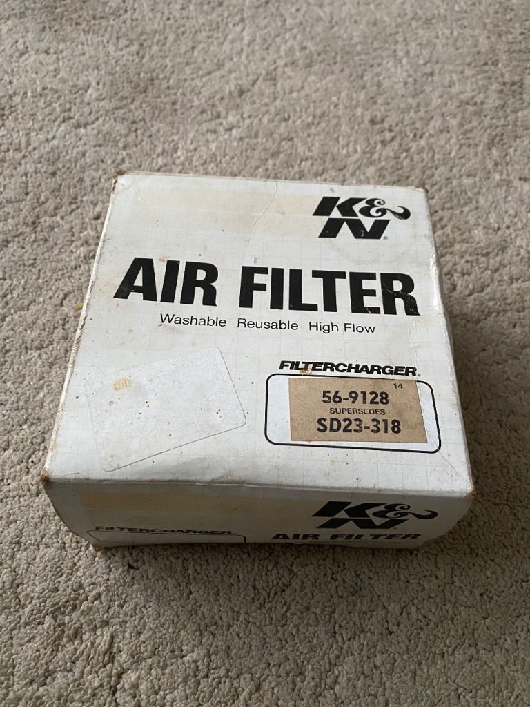 K & N air filter for Austin mini range