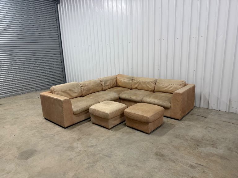 Genuine Leather Sofa * DELIVERY AVAILABLE *