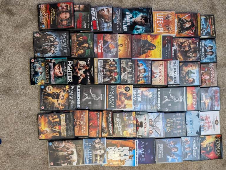 Job Lot of DVDs - approximately 100