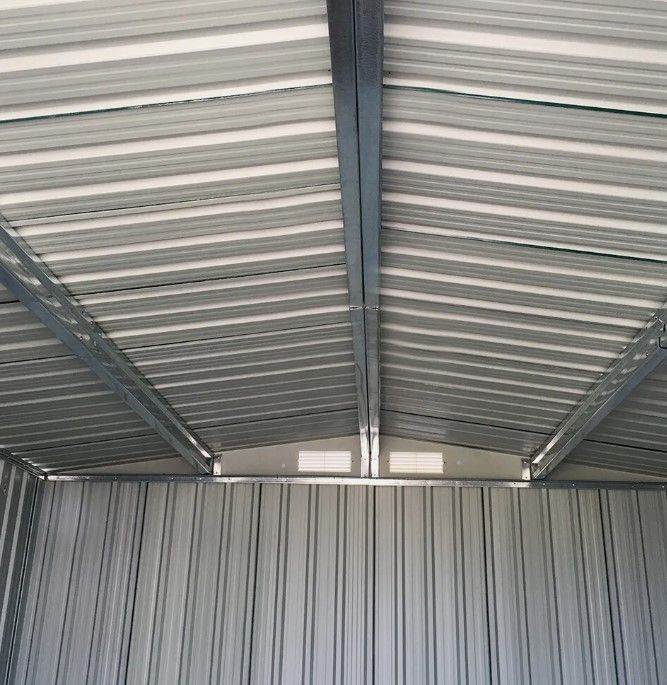 Rust Resistant Metal Shed with Sliding Lockable Doors | Multiple Sizes ...