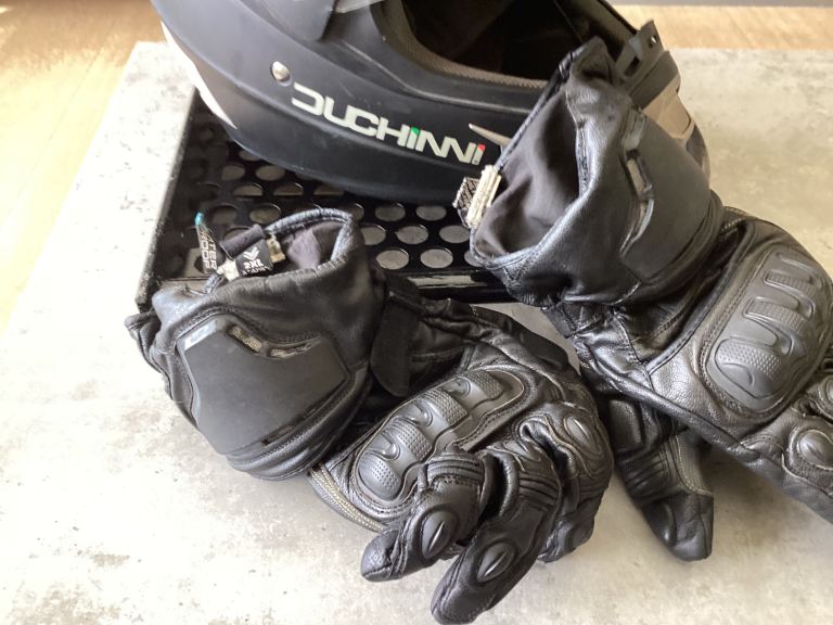 Motor bike gloves 