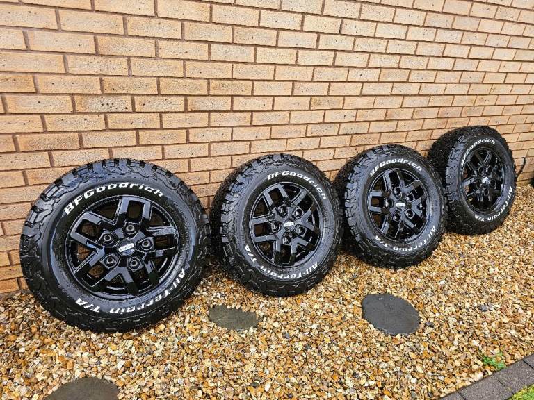 Ford trail alloy wheels and all terrain tyres *must see* van or motorhome 