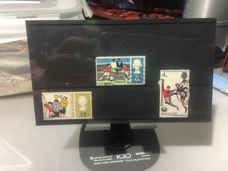 GB 1966 World Cup Football PHOSPHOR set SG 693p-695p