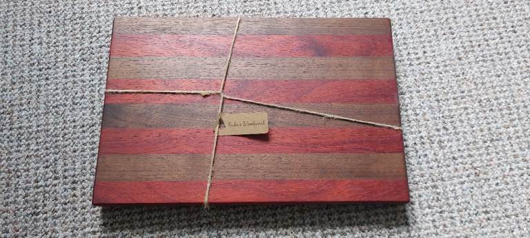 Handmade hardwood luxury chopping board - new