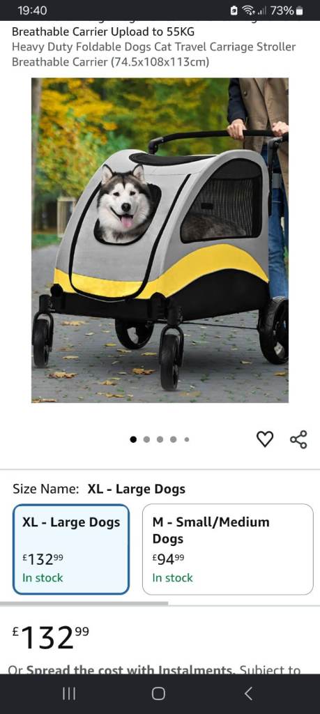 BingoPaw Extra Large Dog Buggy