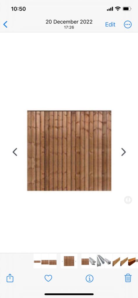Brand new Garden fence panels featheredge pressure treated (6ft by 6ft) 