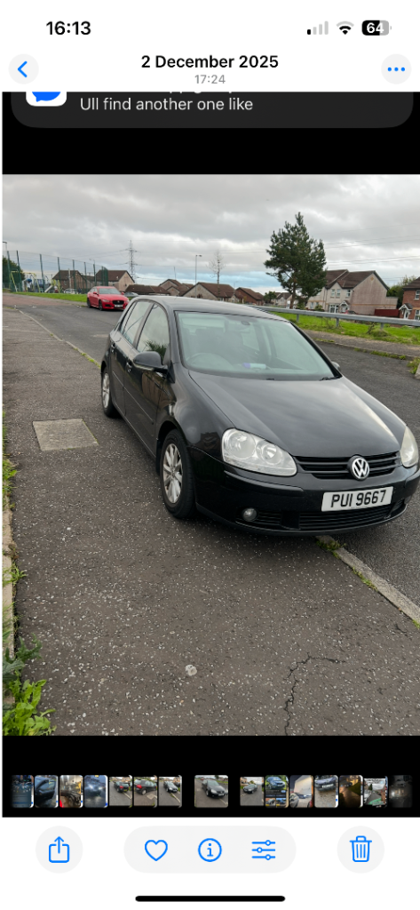 Volkswagen, GOLF, Hatchback, 2007, Manual, 1896 (cc), 5 doors