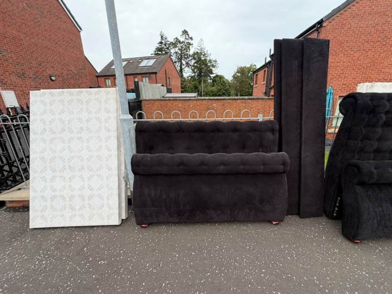 King-size bed frame £80